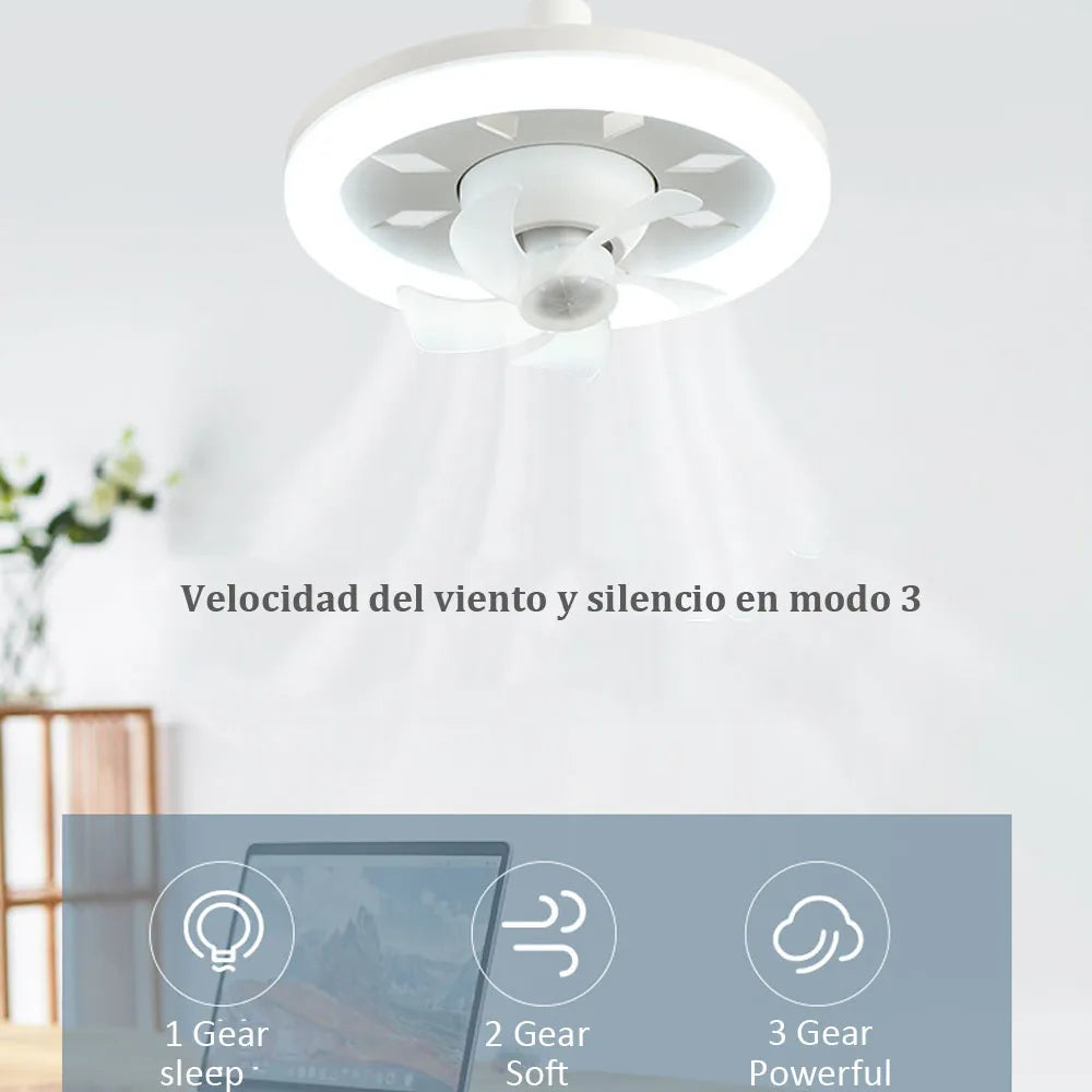 2 in 1 Swivel Fan LED Lamp - Wholesalus