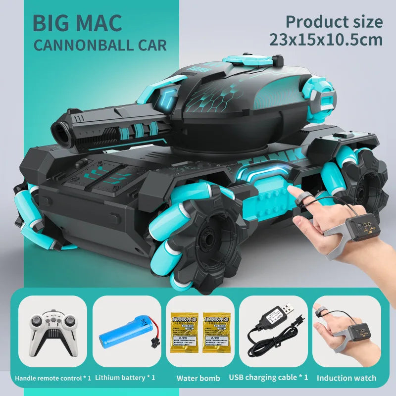Gesture And Remote Controlled Tank Vehicle Toy - Wholesalus