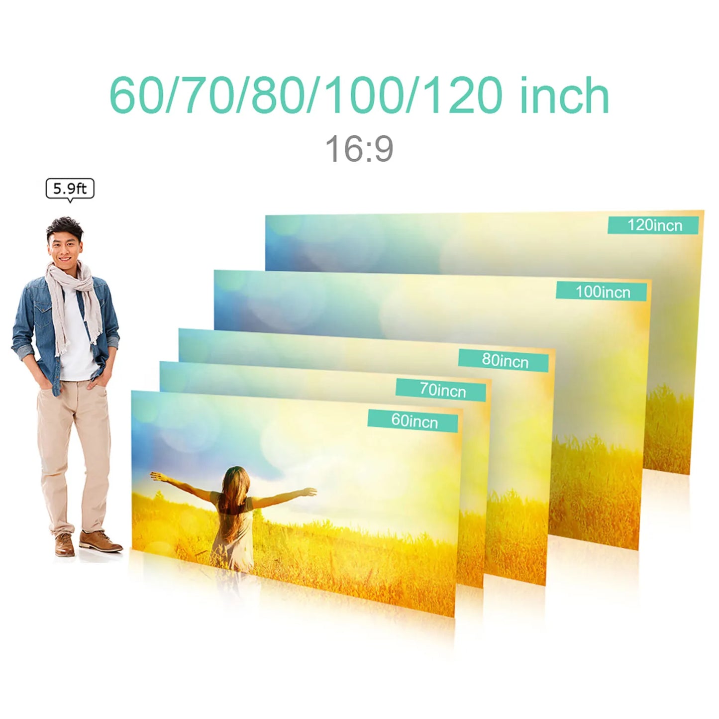 Portable Projector Screen - Wholesalus