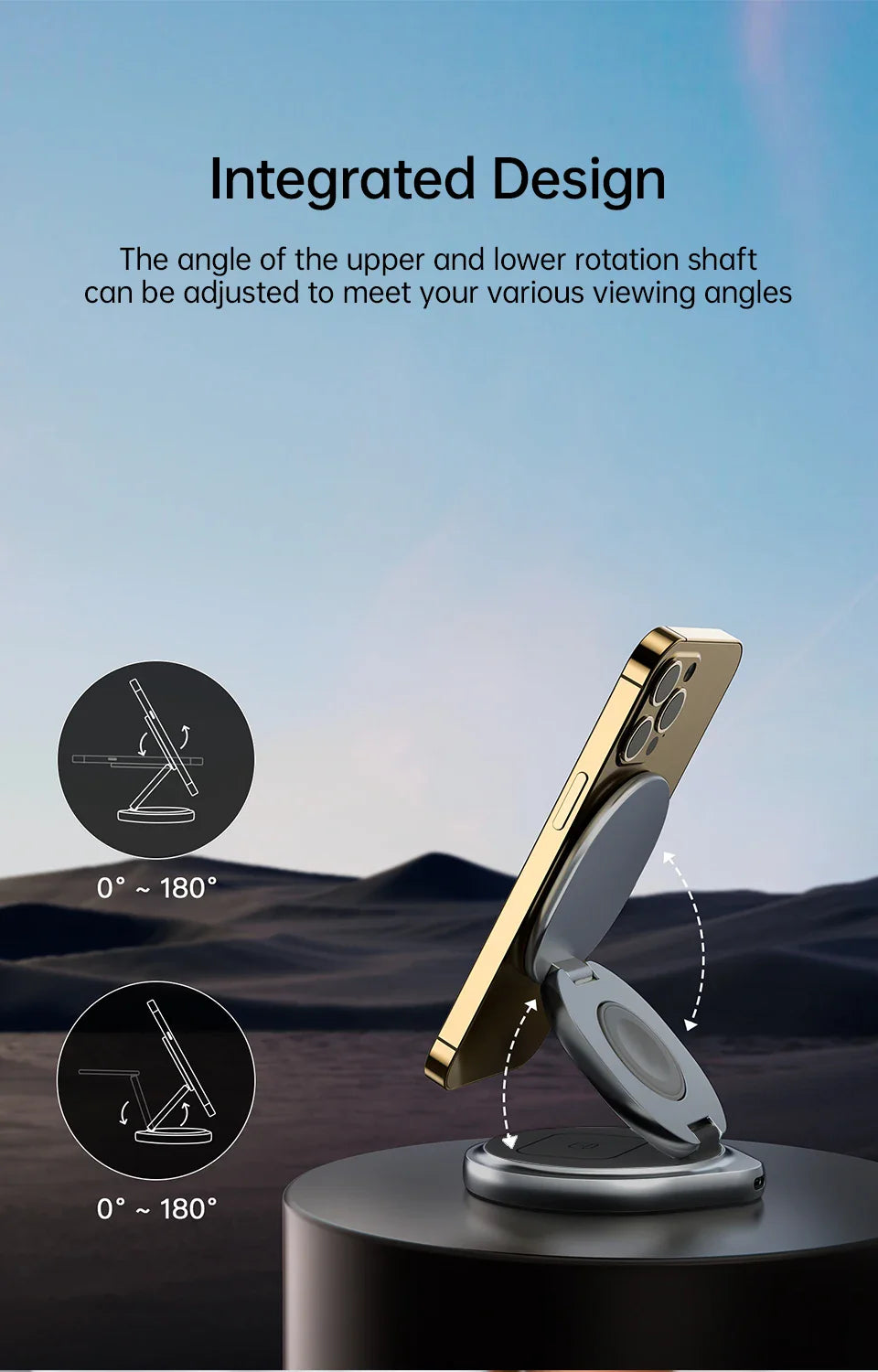 3 in 1 Foldable Magnetic Wireless Charger - Wholesalus