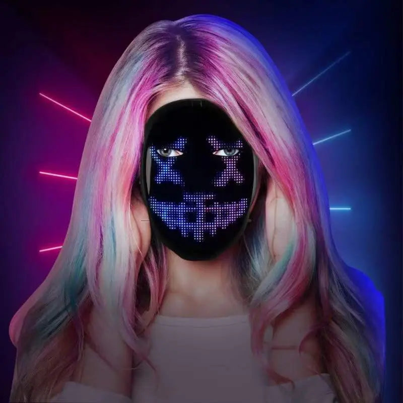 Smart Bluetooth LED Face Mask - Wholesalus