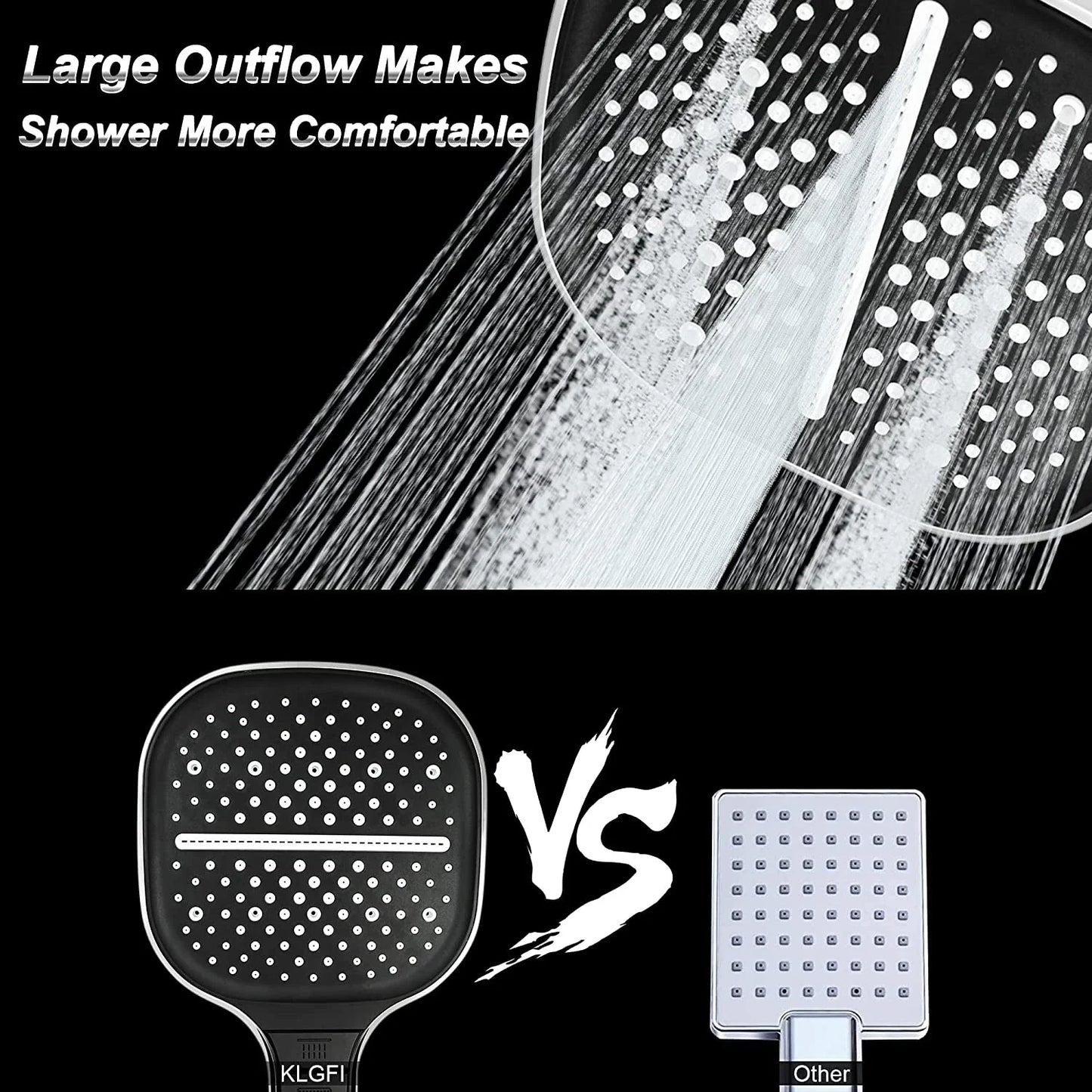 7 Modes Adjustable High-pressure Shower Head - Wholesalus
