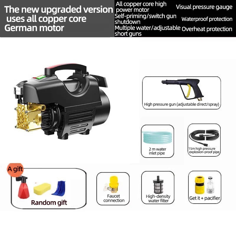 Automatic High Pressure Car Wash Machine - Wholesalus