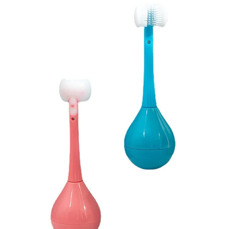 Three-sided Baby U-Shaped Toothbrush - Wholesalus
