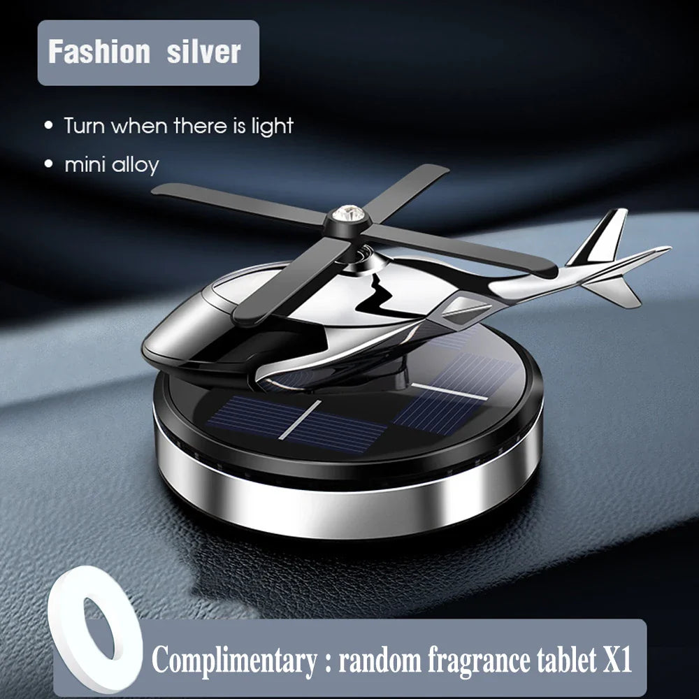 Helicopter Solar Car Air Freshener - Wholesalus