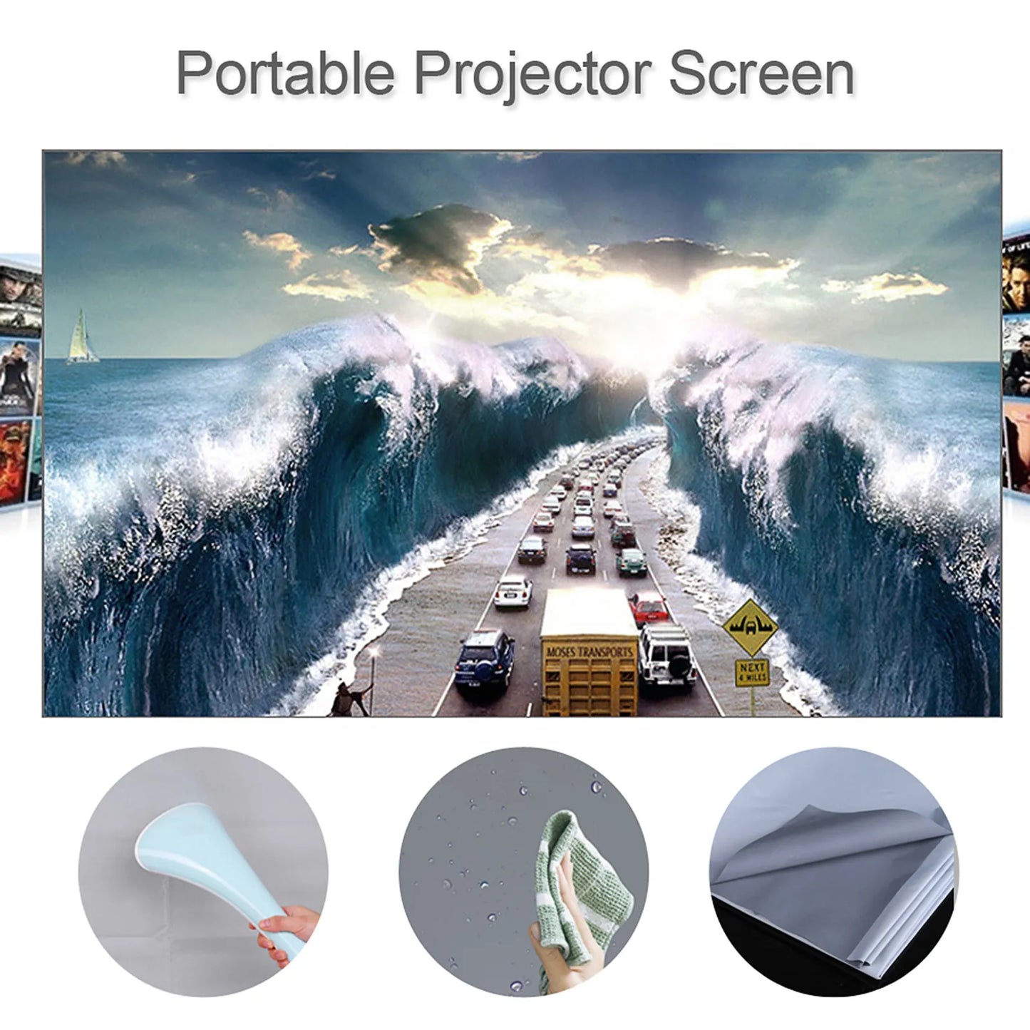 Portable Projector Screen - Wholesalus