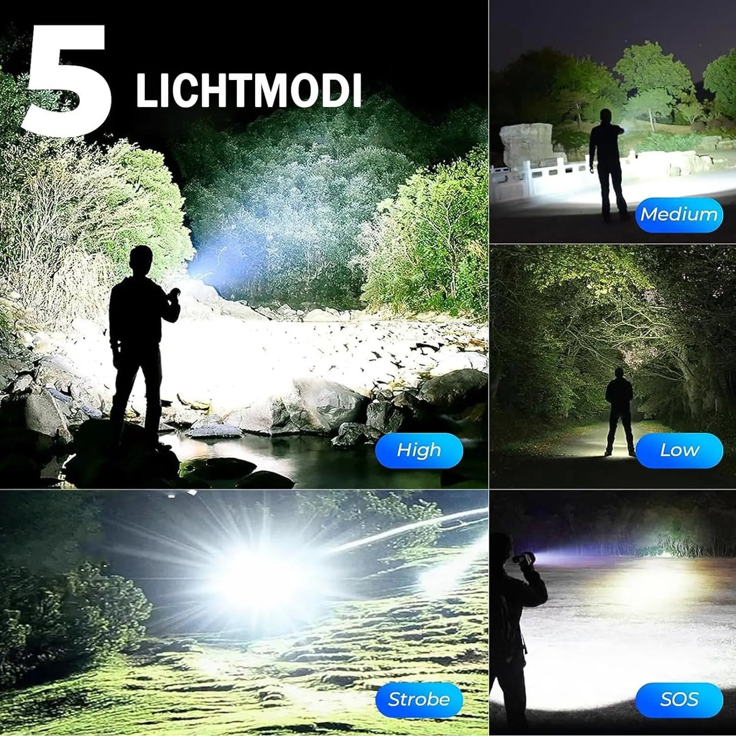 Rechargeable Outdoor Flashlight - Wholesalus