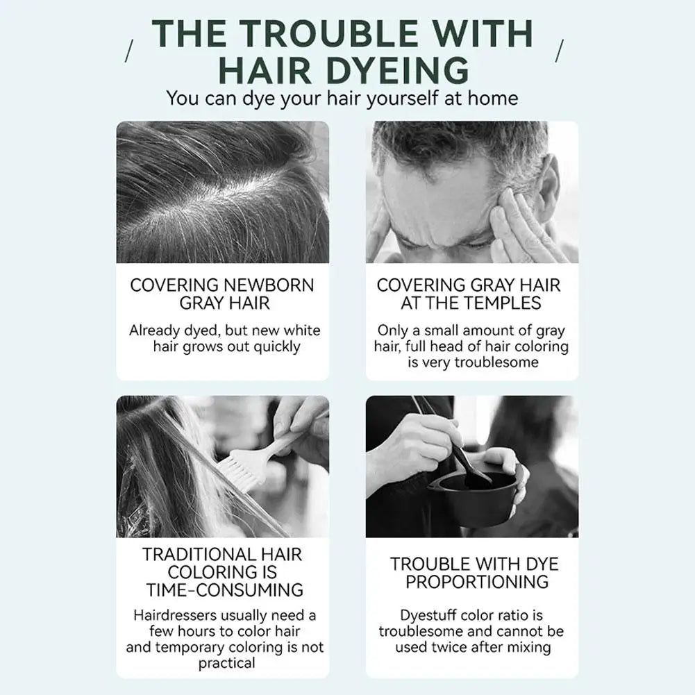 Hair Dye Cream With Comb - Wholesalus