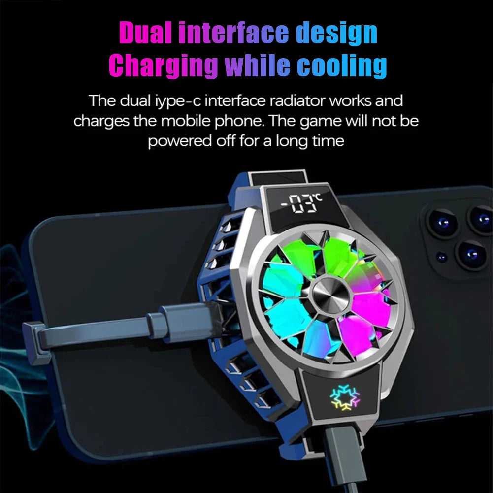 Mini Semiconductor Mobile Cooling Fan - Wholesalus
