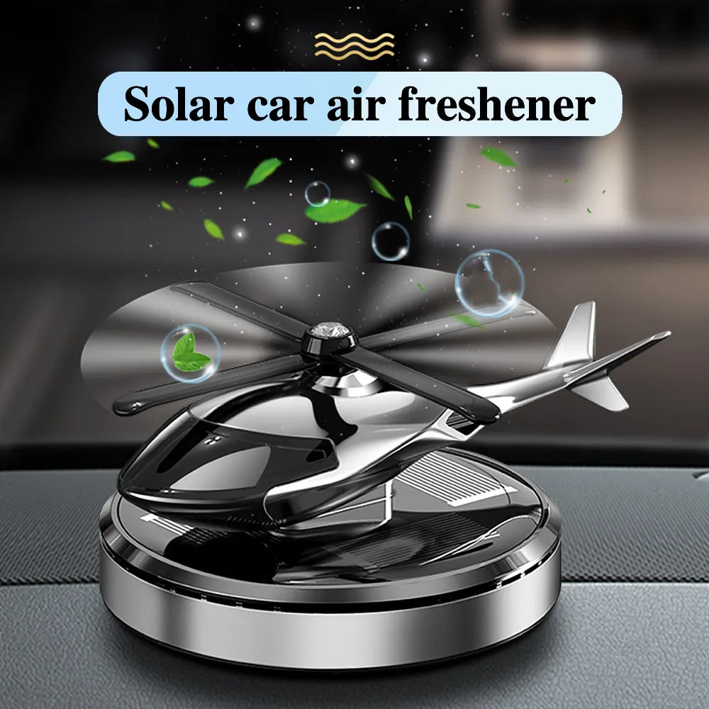 Helicopter Solar Car Air Freshener - Wholesalus