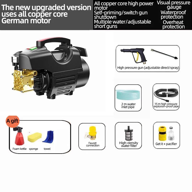 Automatic High Pressure Car Wash Machine - Wholesalus