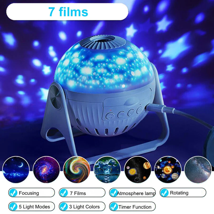 Bedroom Starry Sky Projection - Wholesalus
