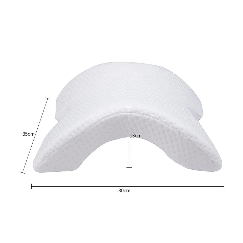 Curved Orthopedic Memory Foam Pillow - Wholesalus