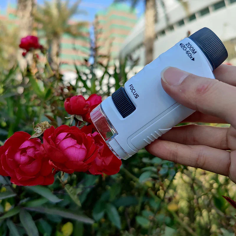 Portable HD Optical Adventure Microscope - Wholesalus