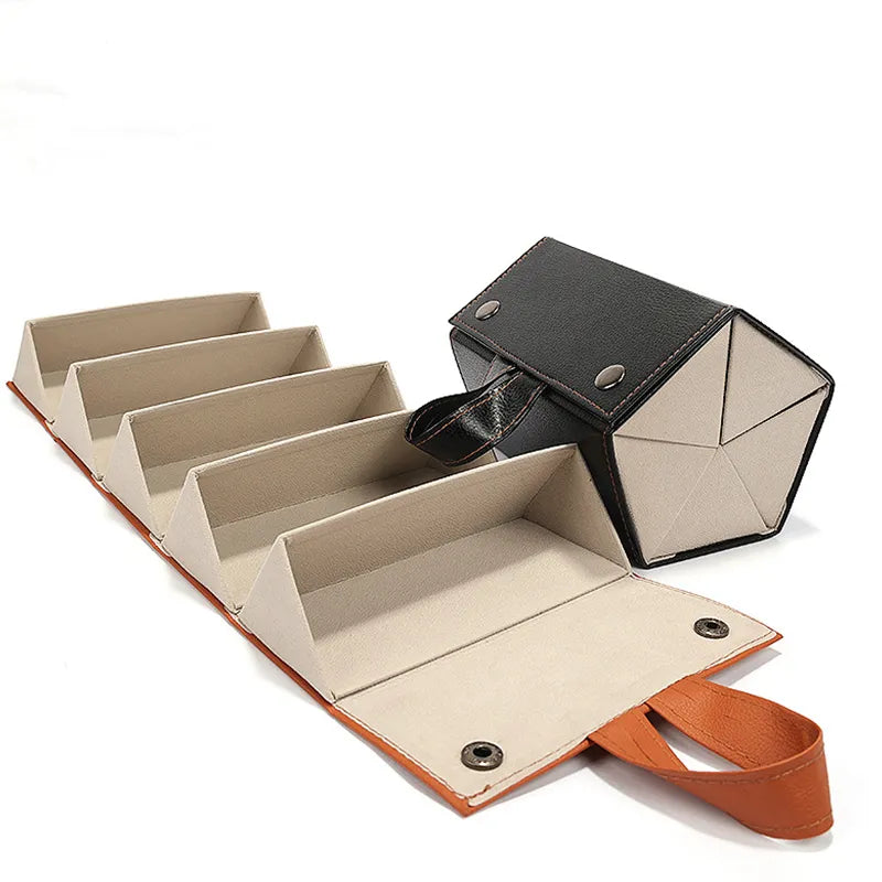 Foldable Leather Sunglasses Case - Wholesalus