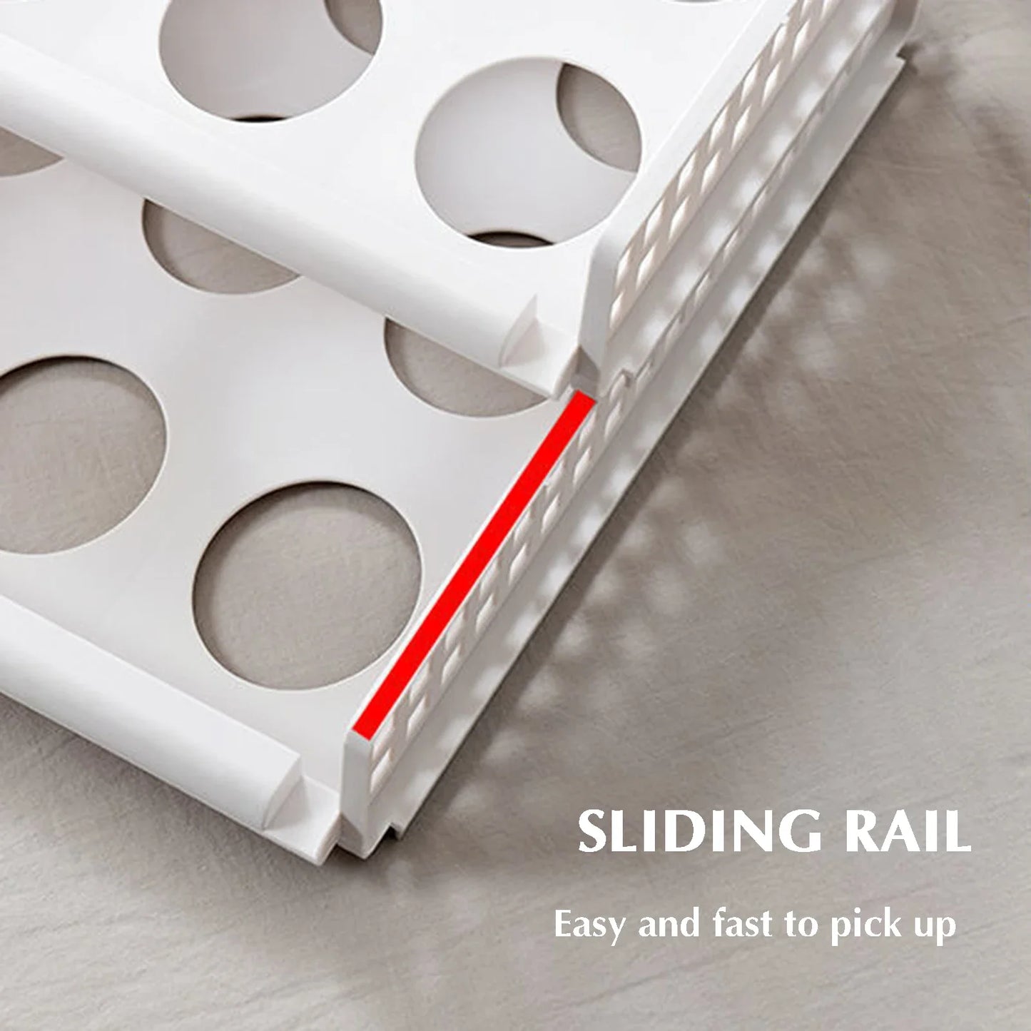 Sliding Wardrobe Clothes Organizer - Wholesalus