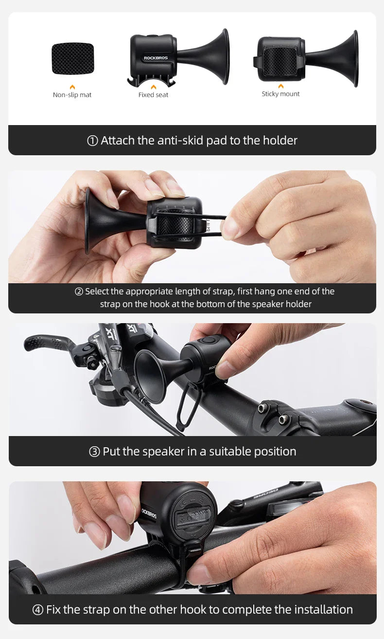 Electronic Waterproof Bicycle Horn - Wholesalus