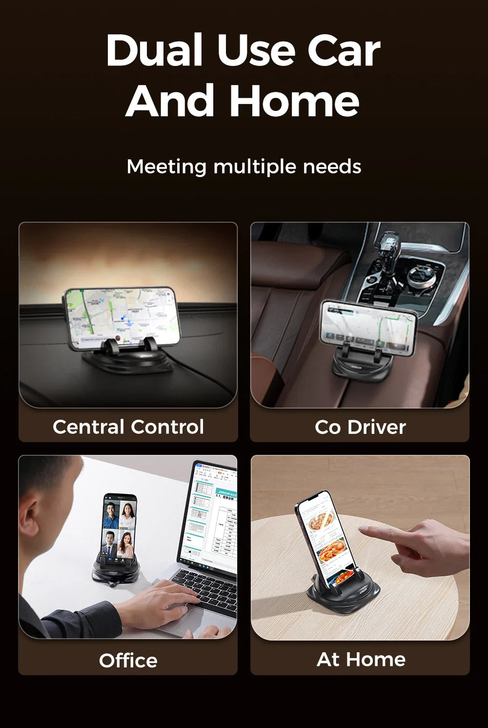 Universal 360 Degree Rotating Car Phone Holder - Wholesalus