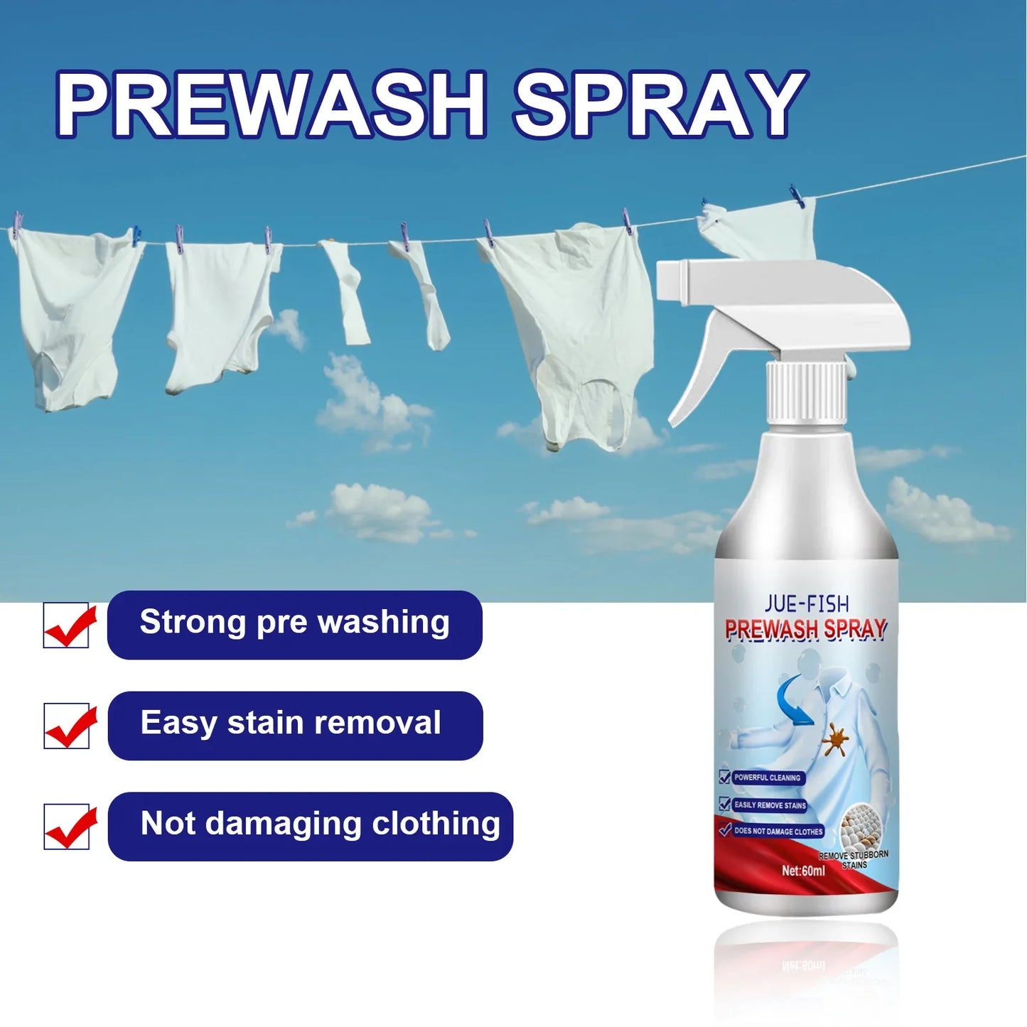 Fabric Stain Remover Spray - Wholesalus