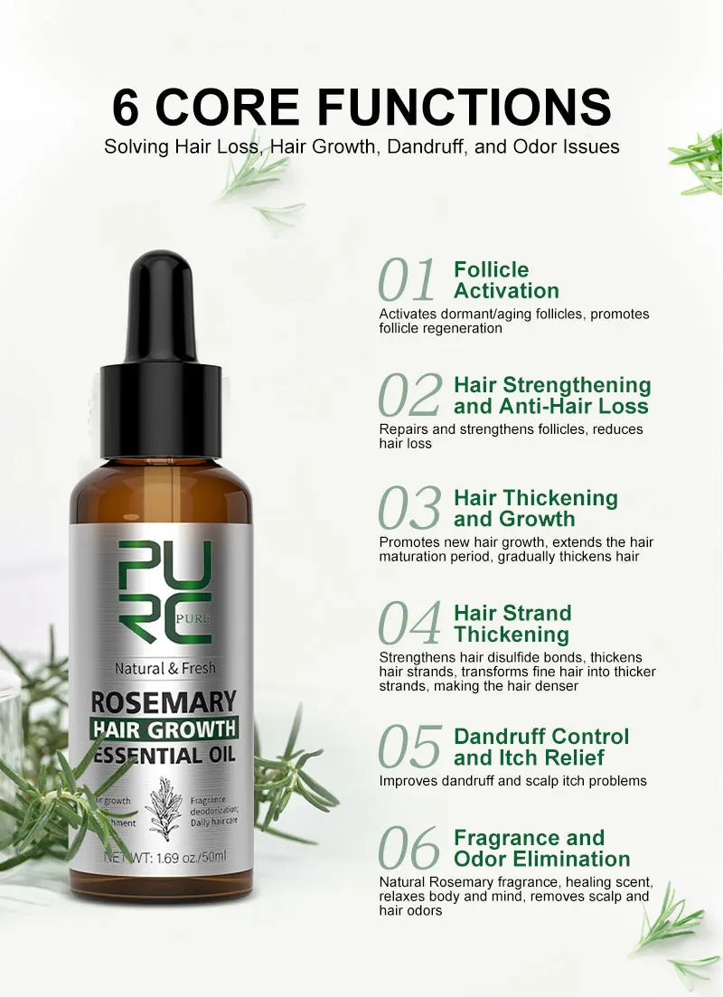Rosemary Hair Growth Essential Oil - Wholesalus
