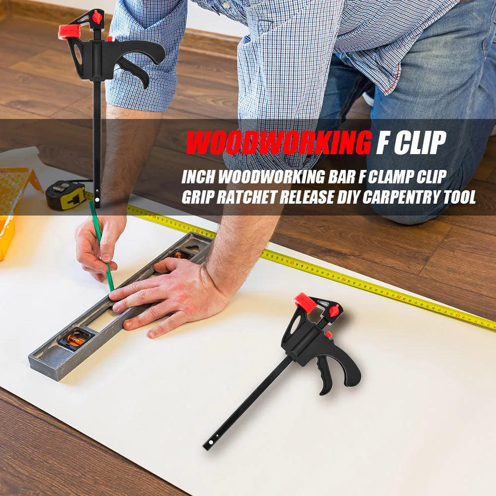 Adjustable Handheld Woodworking F Clamp - Wholesalus