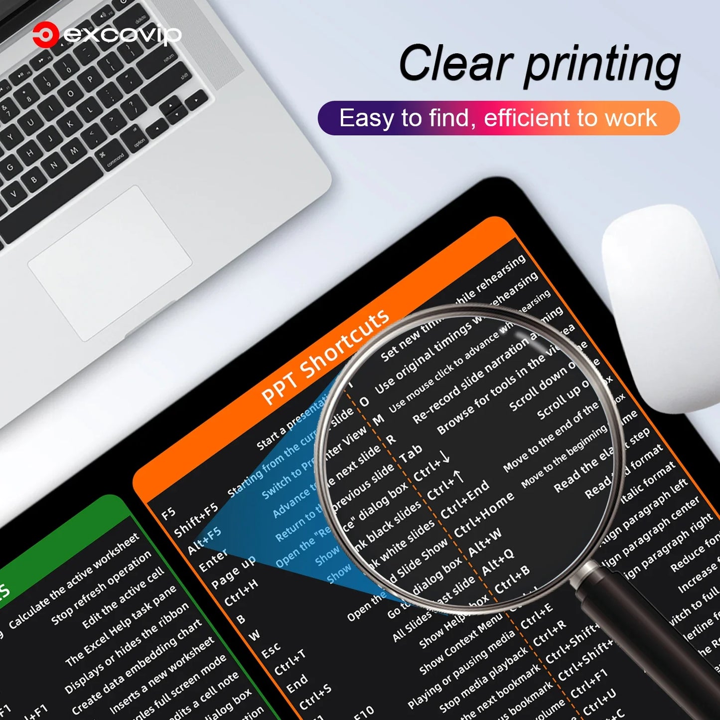 Shortcut Keys Mouse Pad - Wholesalus