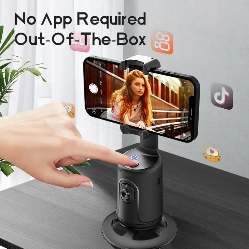 Face Recognition Auto Tracking Phone Holder - Wholesalus