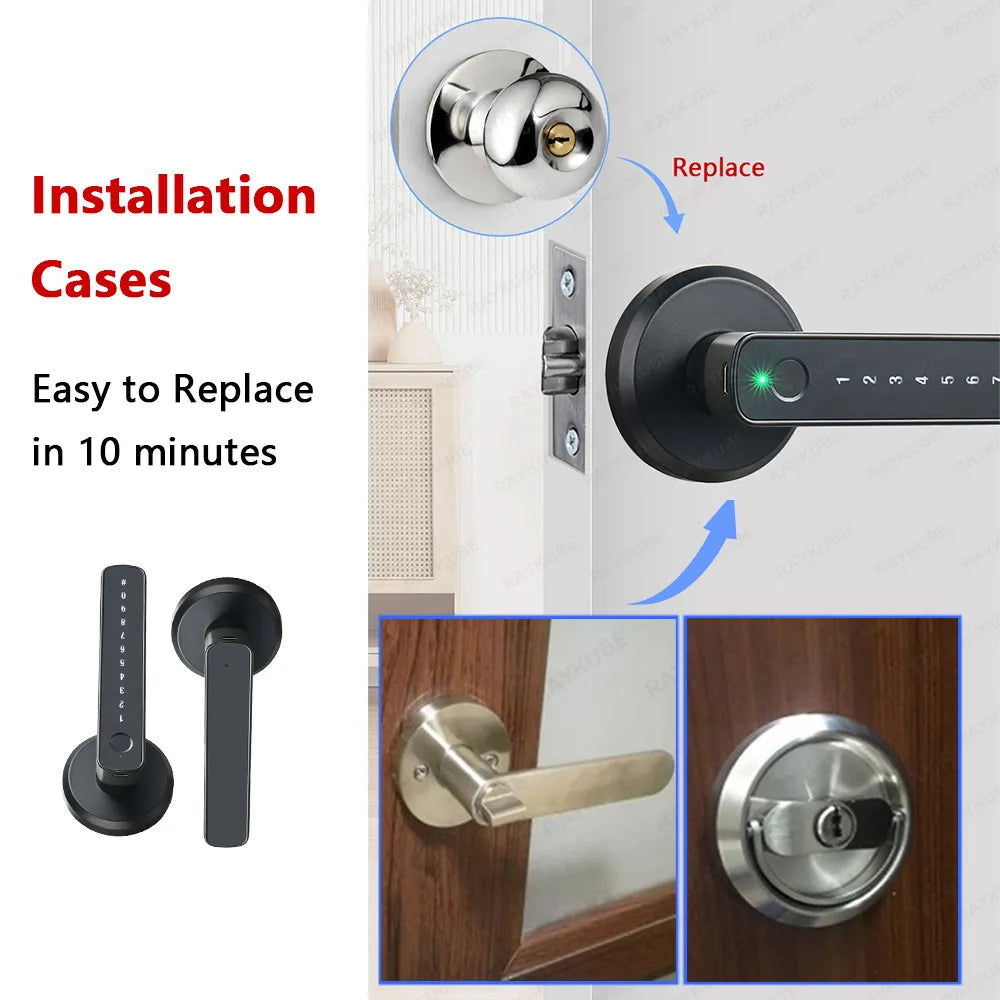 4 in 1 Smart Digital Fingerprint Lock - Wholesalus