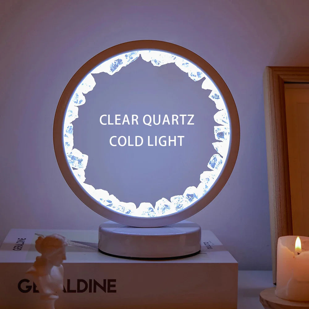 Natural Gemstone Crystal Lamp - Wholesalus