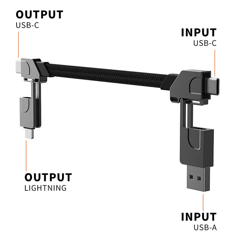 6 in 1 Multi Fast Charging Cable - Wholesalus