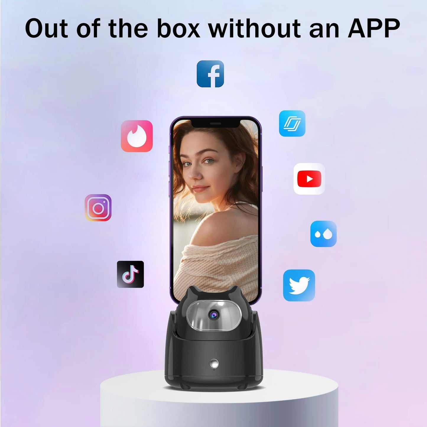 Smart Auto Face Tracking Phone Holder - Wholesalus
