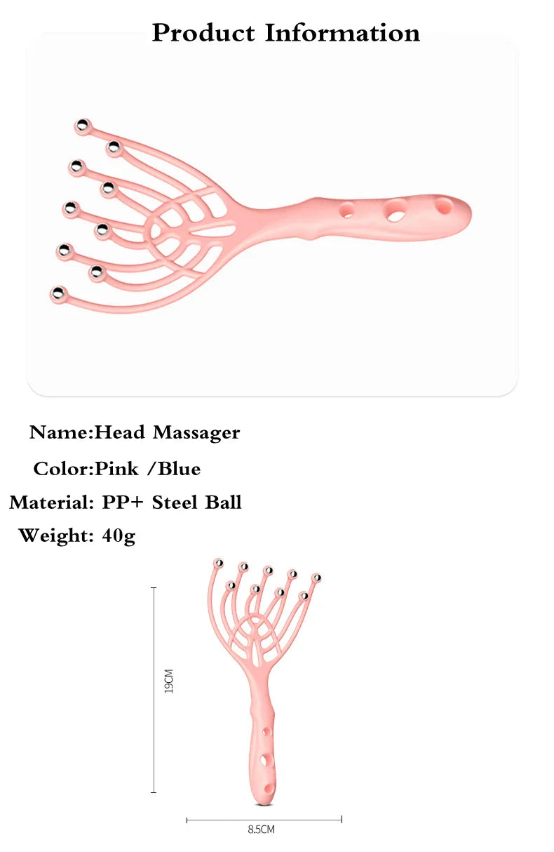 Hand Held Scalp Massage Roller - Wholesalus