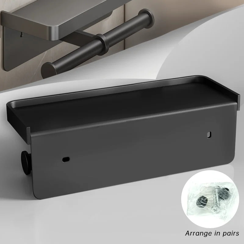 Wall-Mounted Aluminum Alloy Tissue holder - Wholesalus