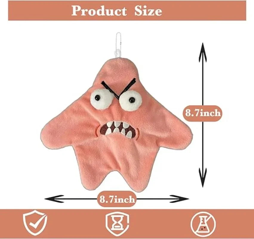 Rechargeable Angry Starfish Dancing Keychain - Wholesalus