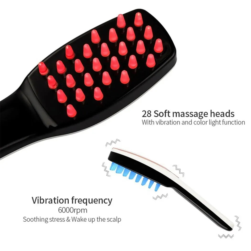 3 in 1 Phototherapy LED Massage Comb - Wholesalus