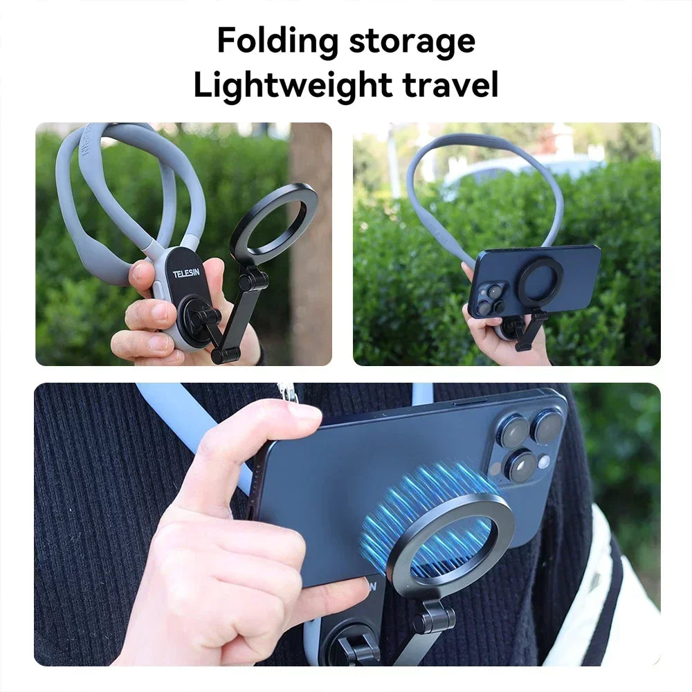 Magnetic Neck Mobile Holder - Wholesalus
