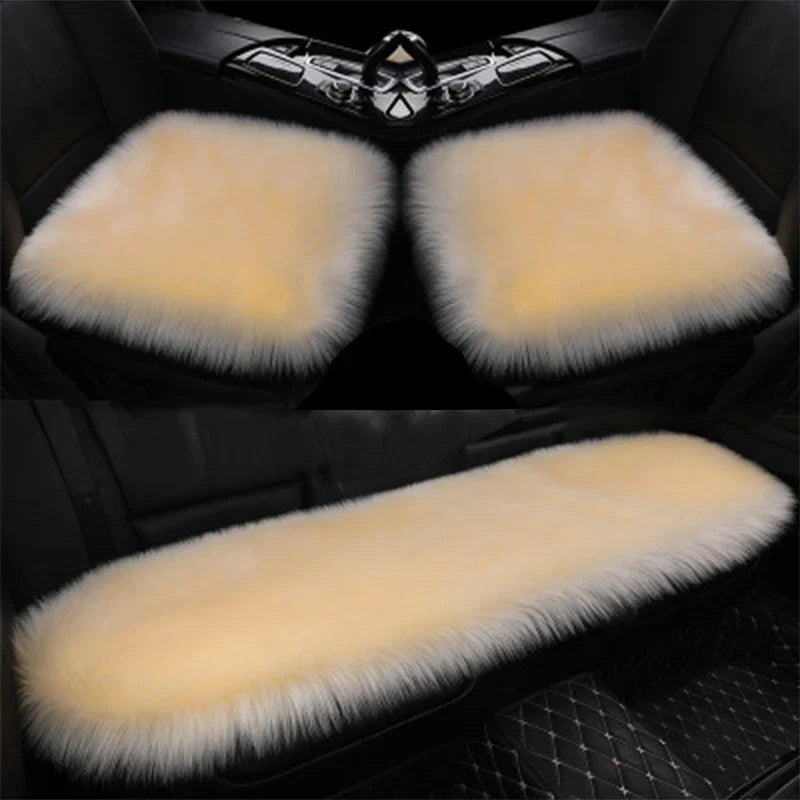 Soft Plush Car Seat Cushion Cover - Wholesalus