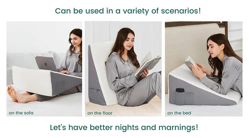 Memory Foam Wedge Pillow - Wholesalus
