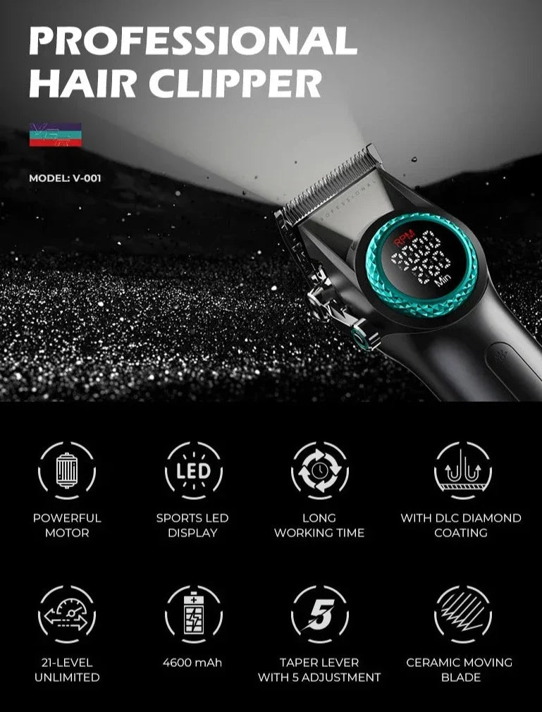 Professional Cordless Hair Trimmer - Wholesalus
