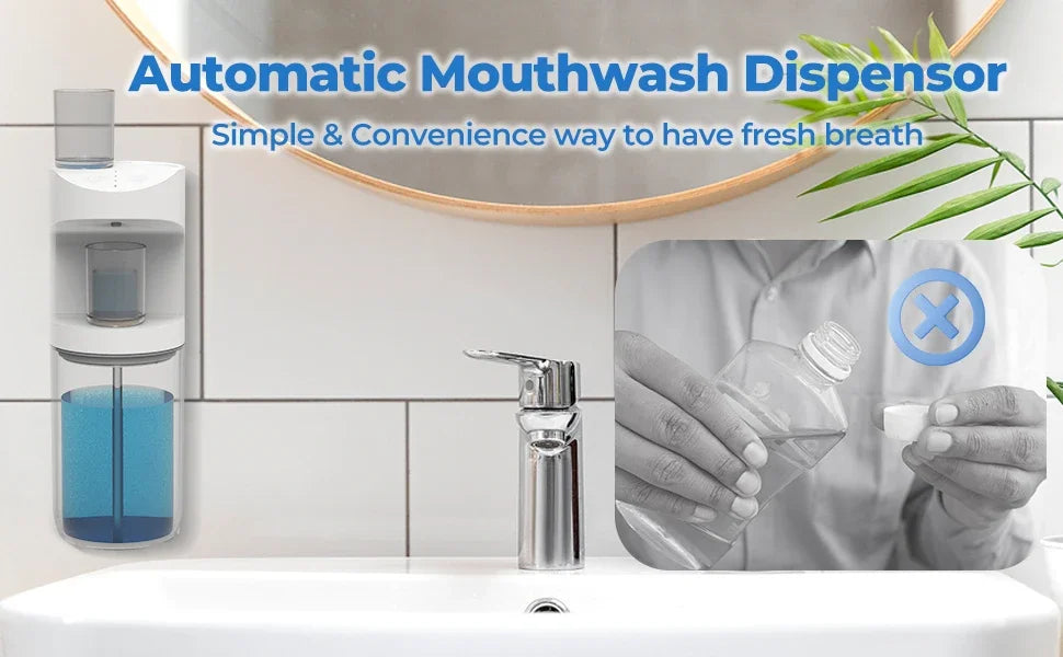 Rechargeable Automatic Mouthwash Dispenser - Wholesalus