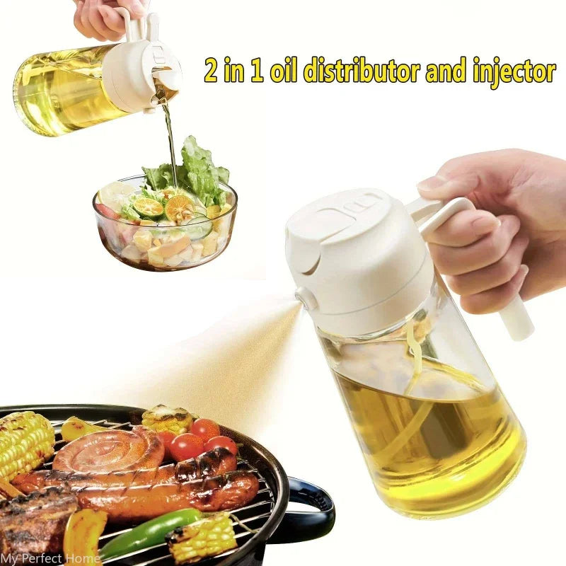 2 in 1 Oil Sprayer Bottle - Wholesalus