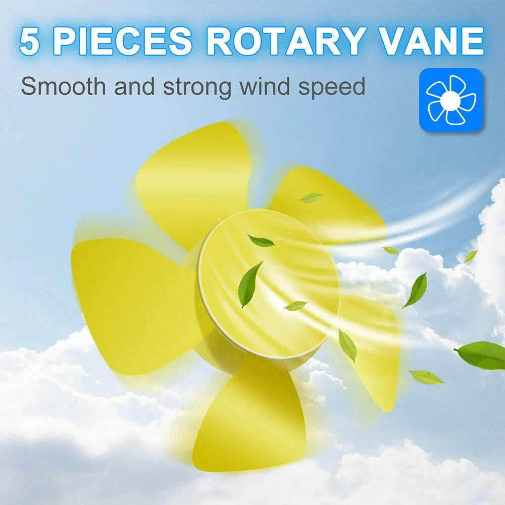 Portable Dual Head Car Air Cooling Fan - Wholesalus