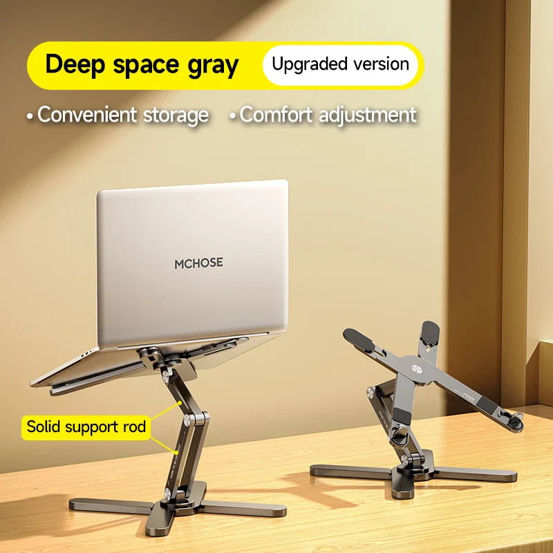 Aluminum Heat Dissipation Rotatable Laptop Stand - Wholesalus