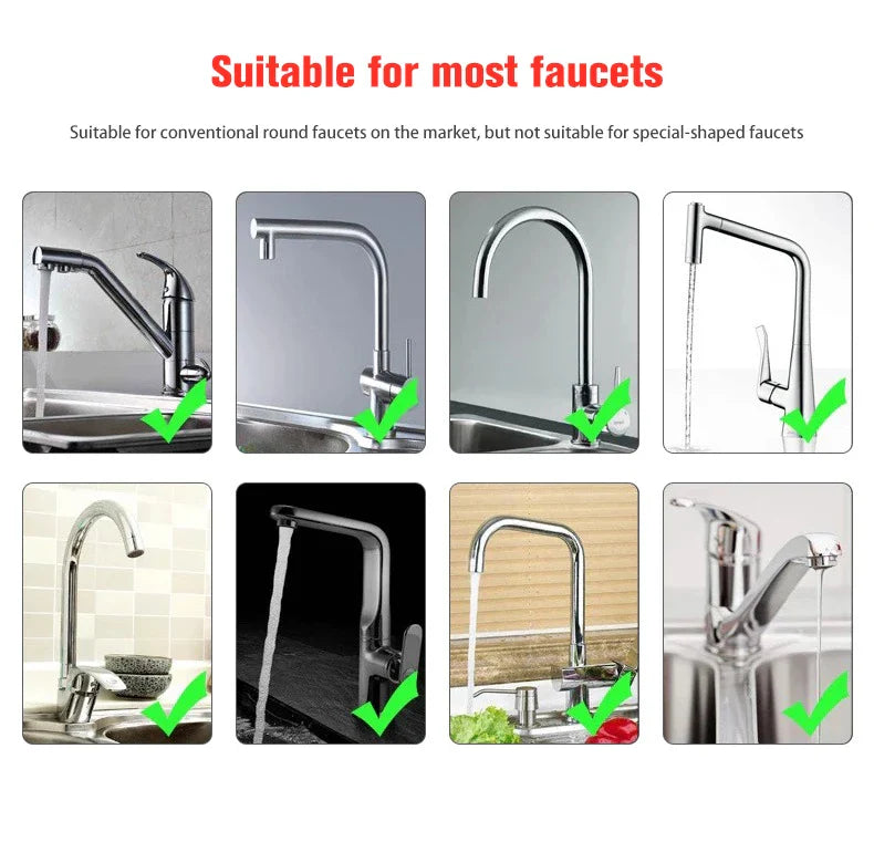 360 Degree Rotatable High Pressure Faucet - Wholesalus