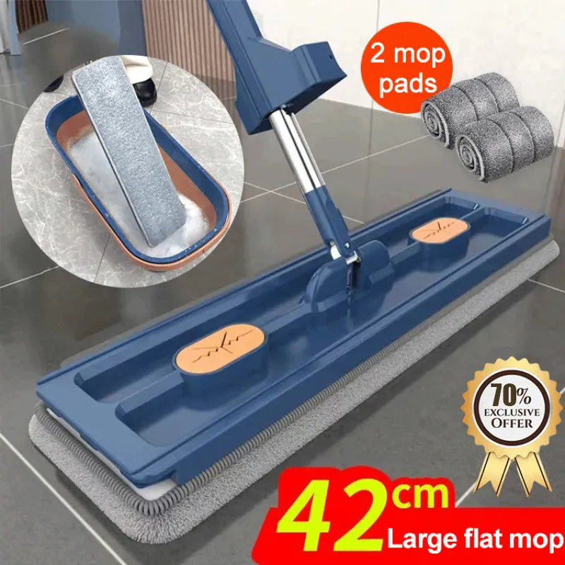 Hands Free Lazy Flat Mop - Wholesalus