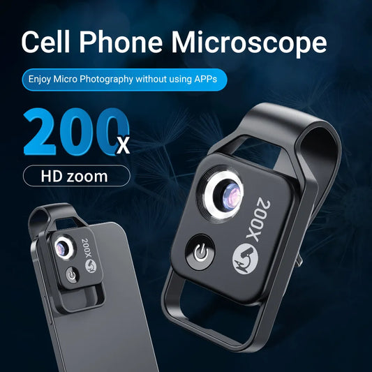 Portable Mobile LED Microscope Lens - Wholesalus