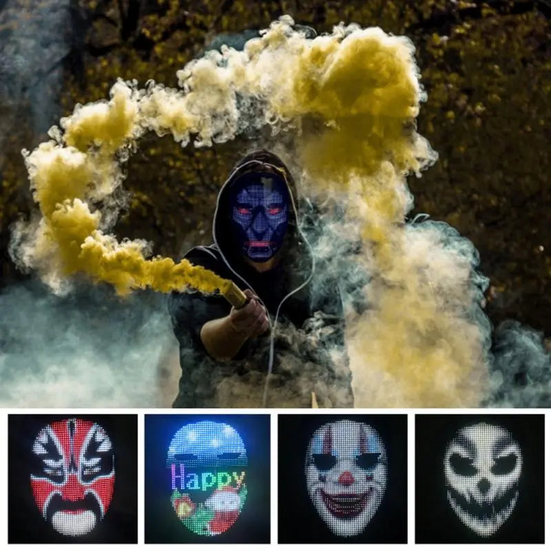 Smart Bluetooth LED Face Mask - Wholesalus