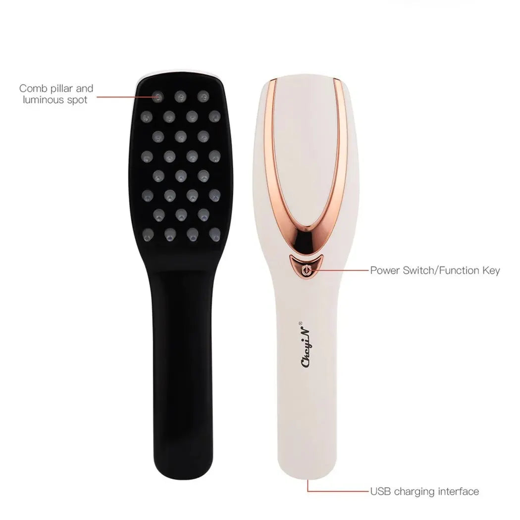 3 in 1 Phototherapy LED Massage Comb - Wholesalus