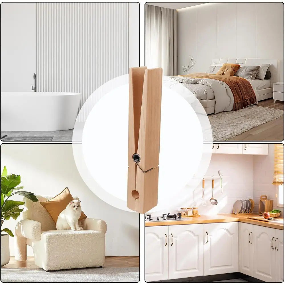 Giant Wooden Towel Holder - Wholesalus