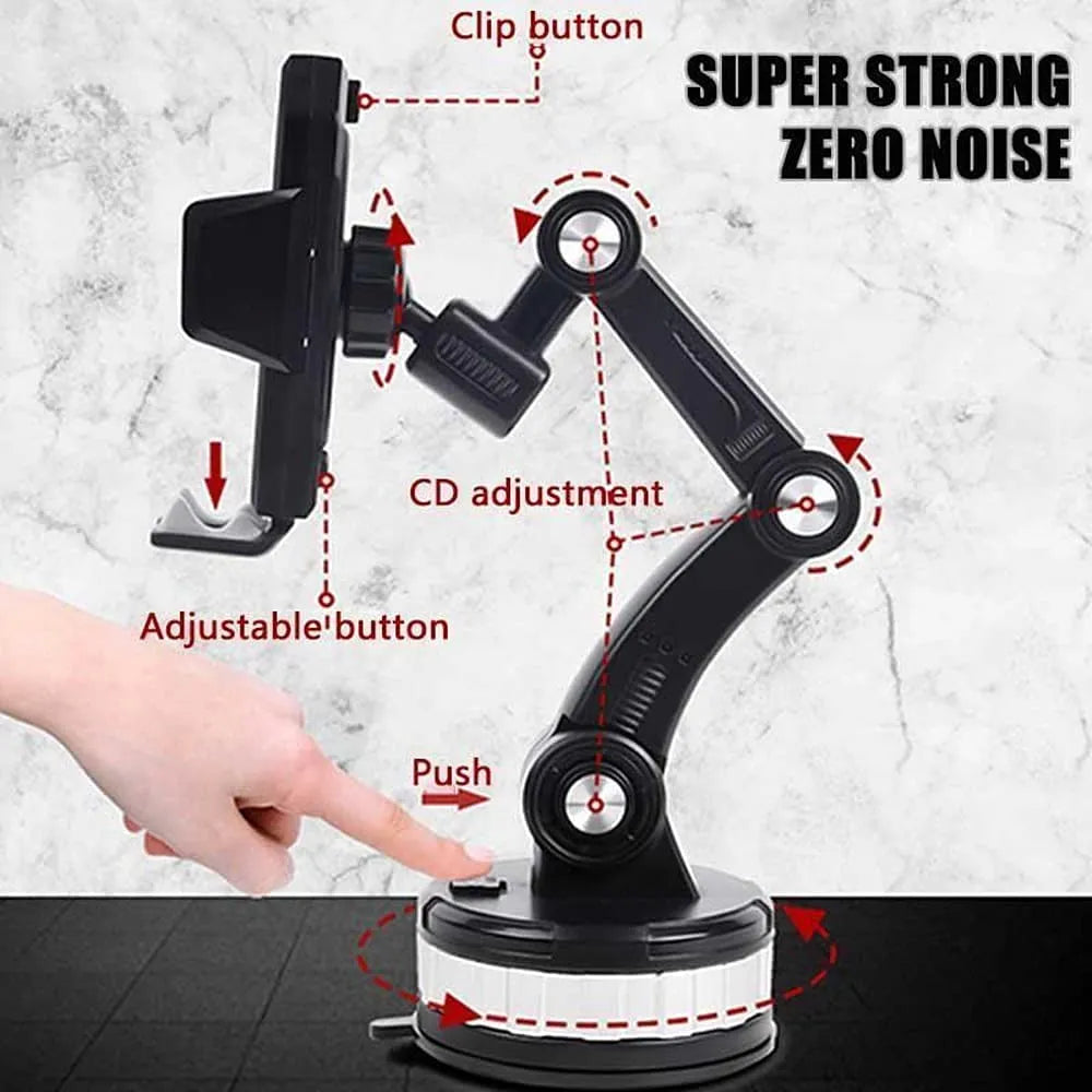 Car Suction Cup Adjustable Mobile Holder - Wholesalus